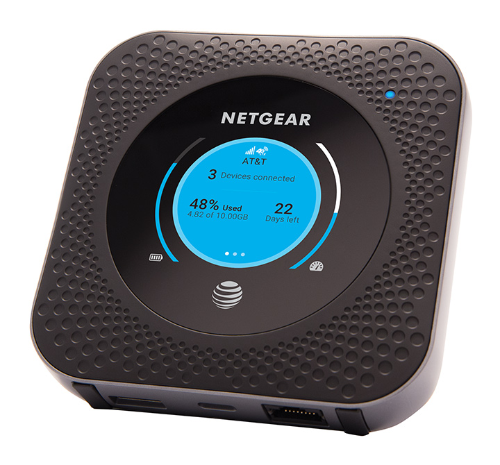NETGEAR device front end displays the devices connected representing the resources productivity at workplace